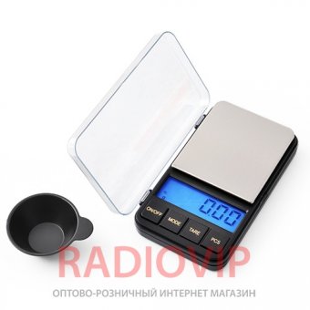 картинка Весы ювелирные 6285PA, 500г (0,1г)+чашка от интернет магазина Radiovip