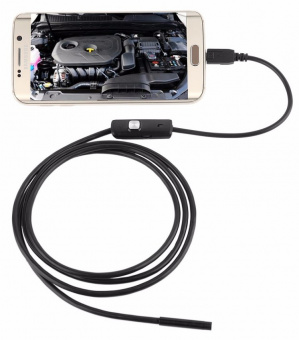 картинка Электронный эндоскоп 5,5 mm длина 1 м ,для смартфона Android от интернет магазина Radiovip