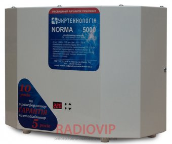 картинка Стабилизатор NORMA 5 кВА от интернет магазина Radiovip