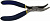 картинка Мини плоскогубцы с загнутым носиком, 125мм, синяя + желтая ручка от интернет магазина Radiovip