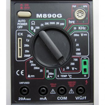 картинка Цифровой мультиметр M890G от интернет магазина Radiovip