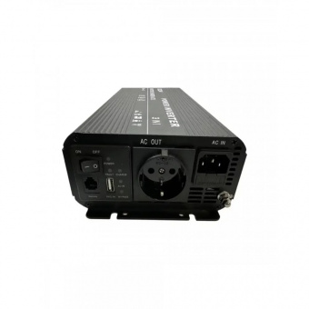 картинка Инвертор с чистой синусоидой 12V в 220V RSC500P 500W (макс.1000W) с зарядкой 10А + функция ATS от интернет магазина Radiovip