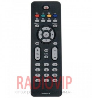 картинка Пульт PHILIPS  TV RC-2023611/01 как ориг(мал.черн) TELEVISION от интернет магазина Radiovip