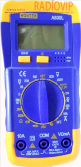 картинка Мультиметр A830L от интернет магазина Radiovip