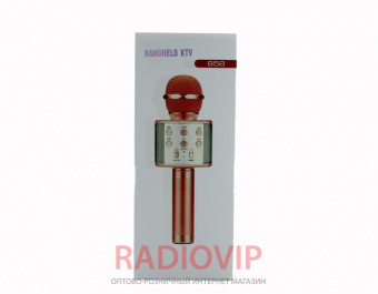 картинка Радиомикрофон Караоке WS-858 с динамиком, эхо от интернет магазина Radiovip