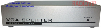 картинка Разветвитель VGA 1 на 8 VGA-SP 108P 250MHz X8 от интернет магазина Radiovip