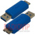 картинка Переходник шт.micro USB тип В- шт.USB A, v3.0, синий от интернет магазина Radiovip