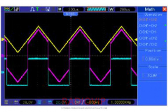 картинка Цифровой осциллограф DSO5072P, 2х70МГц, 40K точек от интернет магазина Radiovip