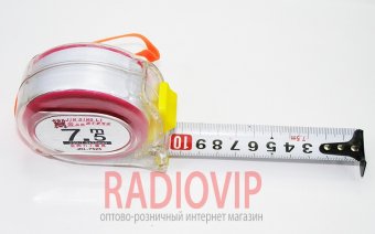 картинка Рулетка стальная,7,5м,Q12 от интернет магазина Radiovip