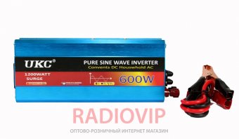 картинка Инвертор  UKS 600W (синус) от интернет магазина Radiovip