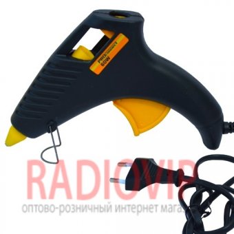 картинка Клеевой пистолет MI-01, под клей 11мм, 60W, черный от интернет магазина Radiovip