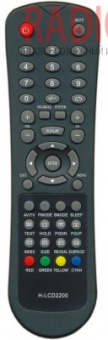 картинка Пульт DEX/BRAUN H-LCD-2200/LCD-838 TV как ориг от интернет магазина Radiovip
