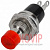 картинка Кнопка малая PBS-10B-2 без фиксации ON-(OFF), 2pin, 1А 250V, красная от интернет магазина Radiovip