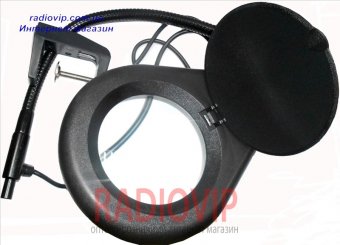 картинка Лупа-лампа с LED подсветкой на струбцине, диопт 5Х, диам-130мм 80LED ZD-129B от интернет магазина Radiovip