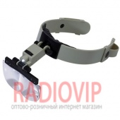 картинка Лупа бинокулярная MG81002 со сменными стёклами на голову 1,2х1,8x2,5x3,5х кр. увел. от интернет магазина Radiovip