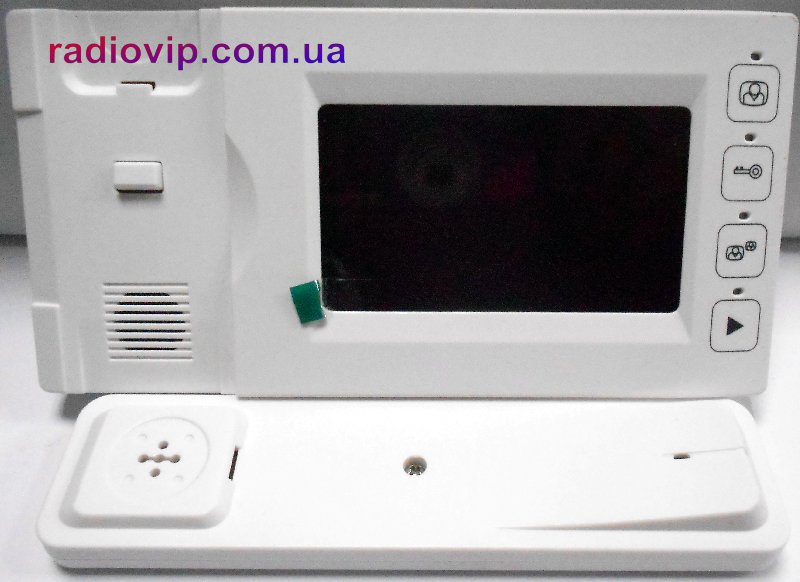 картинка Видеодомофон цвет. с памятью на 20 кадров, белый РС-437R0 W от интернет магазина Radiovip