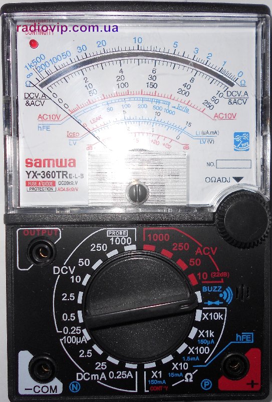 картинка Мультиметр TS-360 TRE Стрелочный от интернет магазина Radiovip
