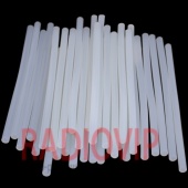 картинка Термоклей тонкий диам.-7мм, L: 200мм, Taiwan, прозрачный, 1кг от интернет магазина Radiovip