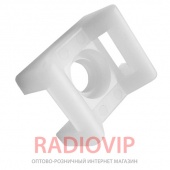 картинка Площадка для стяжки под дюбель, белая, (пачка по 100шт.) от интернет магазина Radiovip