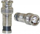 картинка Штекер BNC компрессионный под кабель RG-59, латунь от интернет магазина Radiovip