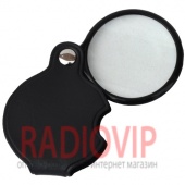 картинка Лупа карманная 5X увеличение, диаметр 48 мм, Magnifier 85034 от интернет магазина Radiovip