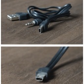 картинка Кабель mini USB-USB/питание 3,5mm 50 см от интернет магазина Radiovip