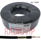 картинка Кабель RG-58C/U CommSpace (19x0,18Сu/120х0,12TCu), диам-5мм,чёрн.,100м от интернет магазина Radiovip