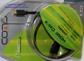 картинка Шнур шт.HDMI .-шт.mini HDMI диам.-6.0 gold. 2.0 черный от интернет магазина Radiovip