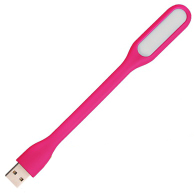 картинка USB лампа для ноутбука LED розовая от интернет магазина Radiovip