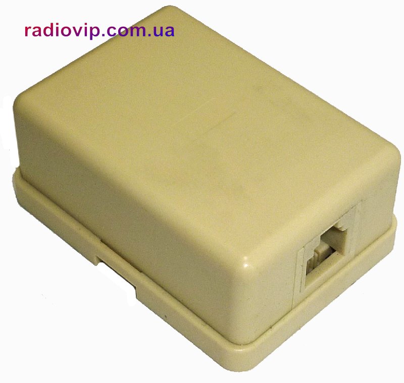 картинка Розетка телефонная Logicpower (LP-6P6C) 1-порт. RJ12 от интернет магазина Radiovip