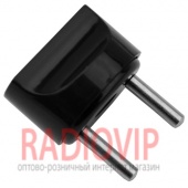 картинка Переходник сетевой универсальный ,корпус пластик,чёрный от интернет магазина Radiovip