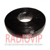 картинка Кабель телефонный 4ж чёрный (6x0,12мм) от интернет магазина Radiovip