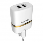 картинка Сетевое зарядное устройство LDNIO DL-AC52 2хUSB от интернет магазина Radiovip