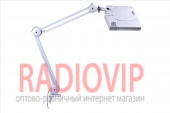 картинка Лупа-лампа с подсветкой на струбцине, прямоуг., 5Х, диам-190х157мм 2x9W 8609-D от интернет магазина Radiovip