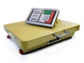картинка Весы электронные торговые WIFI BITEK 300кг gold 40х50см YZ-WIFI-300KG-4050 от интернет магазина Radiovip