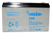 картинка Аккумуляторная батарея Merlion AGM GP670F1, 6v 7ah от интернет магазина Radiovip