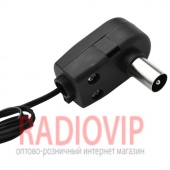 картинка Штекер cимметризатор для блока питан. к польской антенне с кабелем 1м. от интернет магазина Radiovip