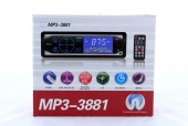 Автомагнитола MP3 3881 ISO 1DIN