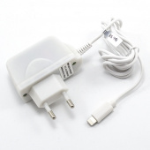 картинка Сетевое зарядное устройство Travel charger MicroUSB 2.1 A белая от интернет магазина Radiovip