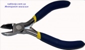 картинка Мини бокорези, 125мм,синяя + желтая ручка от интернет магазина Radiovip
