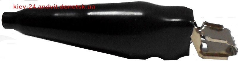 картинка Зажим аккумуляторный 10А чёрный от интернет магазина Radiovip