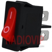 картинка Переключатель MRS-101-5С3 ON-OFF, 2pin, 6A, 220V, красный от интернет магазина Radiovip