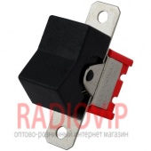 картинка Тумблер с клавишей RLS-103-A1 (ON-OFF-ON), 3pin, 3A 250VAC, черный от интернет магазина Radiovip