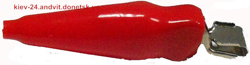 картинка Зажим аккумуляторный 10А красный от интернет магазина Radiovip