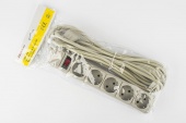 картинка Фильтр-удлинитель сетевой SFG5, 5 розеток, цвет-серый, 5 м от интернет магазина Radiovip