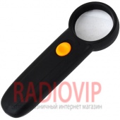 картинка Лупа ручная MG6B-2A круглая с LED подсветкой, 8Х, диам-37мм от интернет магазина Radiovip