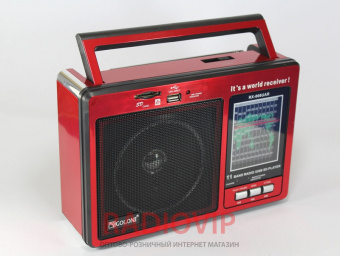 картинка Радиоприемник с поддержкой MP3 GOLON RX 006 UAR  от интернет магазина Radiovip