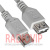 картинка Удлинитель USB (шт.A- гн.А), version 2,0, диам.-4.5мм, 5м., серый от интернет магазина Radiovip