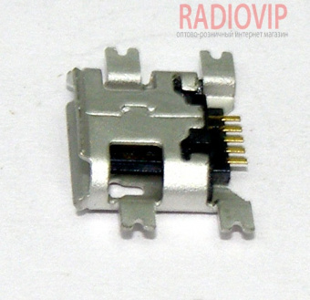 картинка Гнездо micro USB монтажное тип 3 от интернет магазина Radiovip