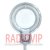 картинка Лупа-лампа с подсветкой настольная, круглая, 3Х +8Х, диам-90мм, белая от интернет магазина Radiovip